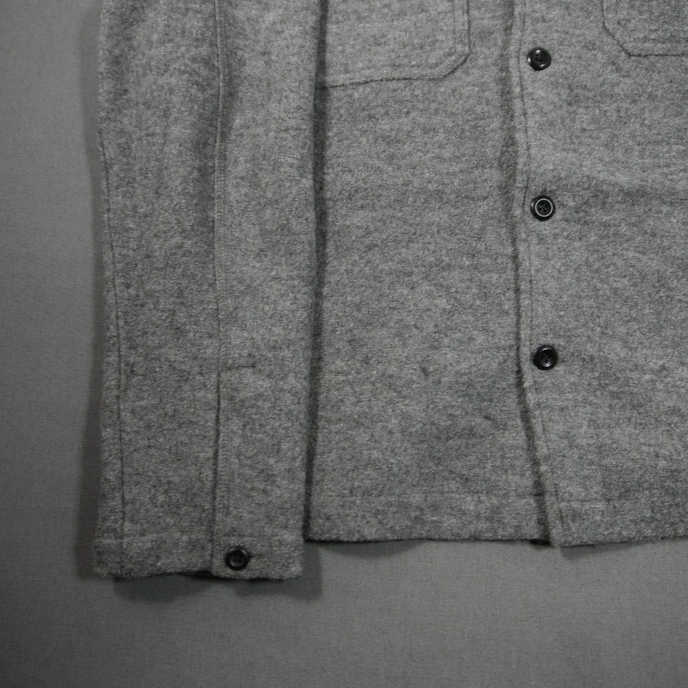 Banana Republic Boucle Wool Rayon Men Shirt Jacket L Overshirt Lightweight Cabin